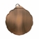 2-3/4 INCH DIE CAST BRONZE MEDAL HOLDS 2 INCH INSERT