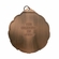 2-3/4 INCH DIE CAST BRONZE MEDAL HOLDS 2 INCH INSERT