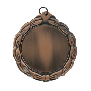 2-3/4 INCH DIE CAST BRONZE MEDAL HOLDS 2 INCH INSERT