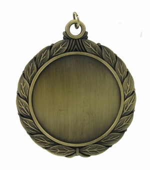 2-3/4 INCH DIE CAST MEDAL HOLDS 2 INCH INSERT - MULTIPLE COLORS