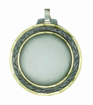2-3/4 INCH DIE STRUCK MEDAL HOLDS 2 INCH INSERT - MULTIPLE COLORS