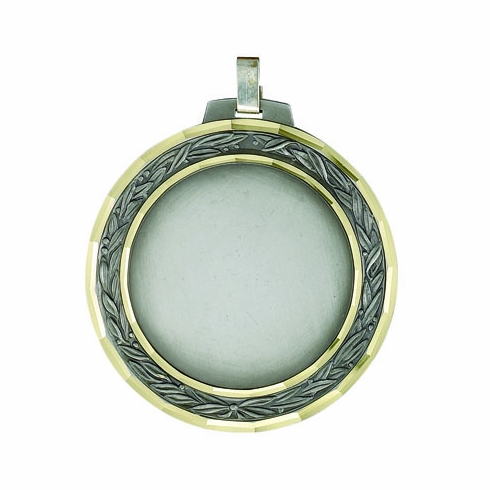 2-3/4 INCH DIE STRUCK MEDAL HOLDS 2 INCH INSERT - MULTIPLE COLORS