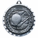 2-3/4 Inch 3-D Golf Medal in Antique Brass, Pewter or Bronze Finish
