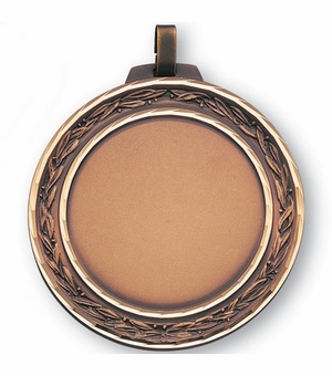 2-3/4 INCH MEDAL FRAME DIAMOND CUT BORDER HOLDS 2 INCH INSERT
