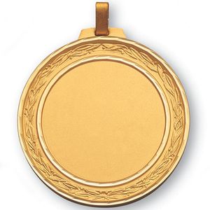 2-3/4 INCH MEDAL FRAME DIAMOND CUT BORDER, HOLDS 2 INCH INSERT