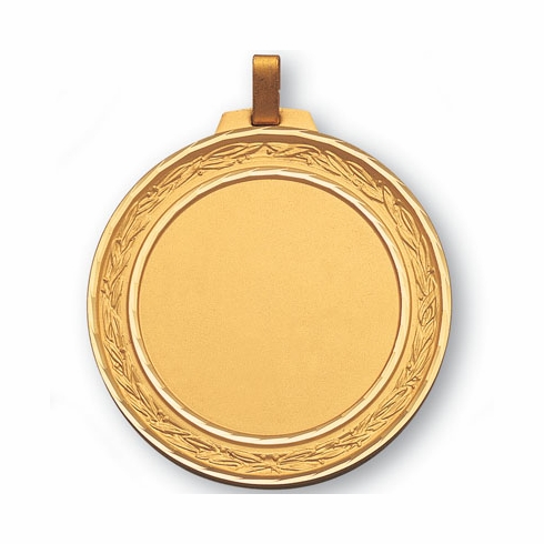 2-3/4 INCH MEDAL FRAME DIAMOND CUT BORDER, HOLDS 2 INCH INSERT