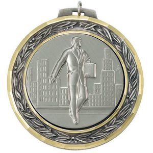 2 3/4 INCH MEDAL FRAME, SALESMAN MEDALLION - MULTIPLE COLORS