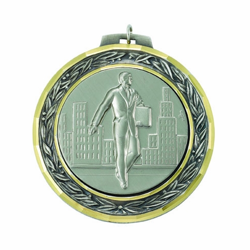 2 3/4 INCH MEDAL FRAME, SALESMAN MEDALLION - MULTIPLE COLORS