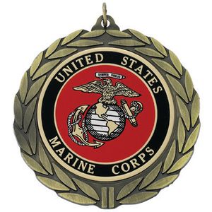 2-3/4 INCH MEDAL FRAME, U.S. MARINE CORPS MEDALLION