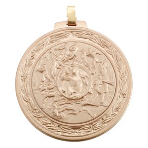 2 3/4 INCH MEDAL FRAME WITH ALL SPORTS MEDALLION - MULTIPLE COLORS