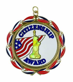 2-3/4 INCH MEDAL HOLDS 2 INCH INSERT - MULTIPLE COLORS