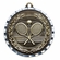 2-3/4 Inch 3-D Tennis Medal in Antique Brass, Pewter or Bronze Finish