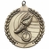 2-3/4 Inch Track Medal 3- Dimensional Die Cast Satin in Antique Brass, Pewter or Bronze Finish