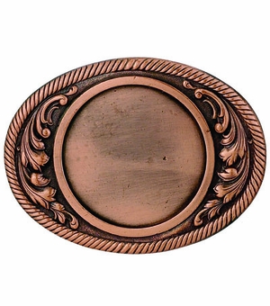 2-3/4 X 3-5/8 BELT BUCKLE BRONZE 