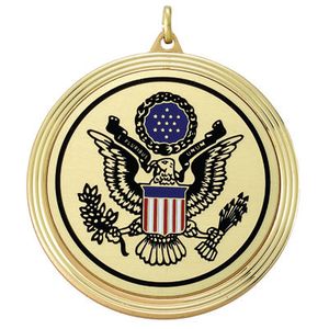 2-3/8 INCH MEDAL FRAME, SEAL OF THE U.S. MEDALLION