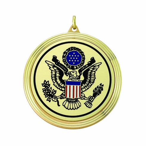 2-3/8 INCH MEDAL FRAME, SEAL OF THE U.S. MEDALLION