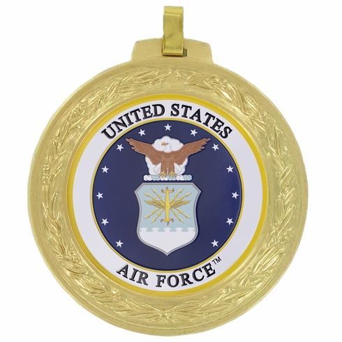 2-3/8 INCH MEDAL FRAME, U.S. AIR FORCE MEDALLION