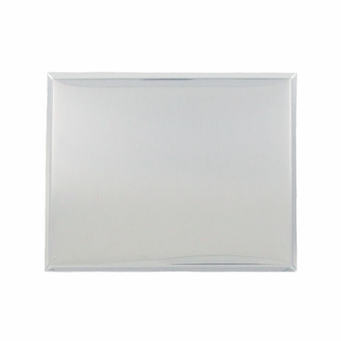 2-5/8 X 3-1/4 SILVER ALUMINUM PLATE