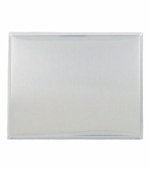 2-5/8 X 3-1/4 SILVER ALUMINUM PLATE