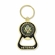 2-7/8 x 1-7/8 INCH BRIGHT GOLD ARMY VETERAN BOTTLE OPENER KEYCHAIN WITH SOFT EPOXY ENAMEL UNITED STATES ARMY EMBLEM