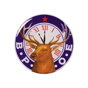 2-Inch in Diameter Round Metal Mylar-Epoxy B.P.O.E. Peel-and-Stick Insert