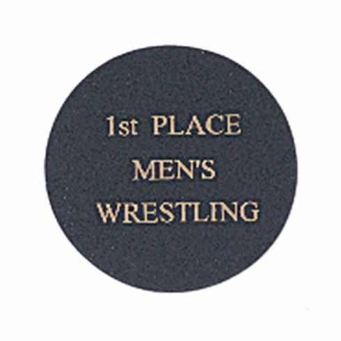 2 INCH BLACK ALUMINUM DISC