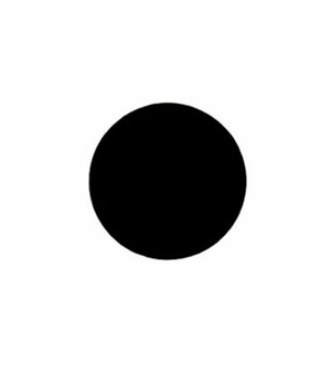 2 Inch in Diameter Black Brass Disc
