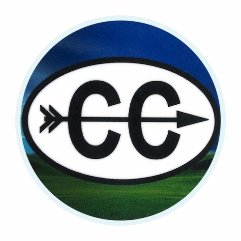 2 Inch in Diameter Round Cross Country Insert with Mylar Detailing