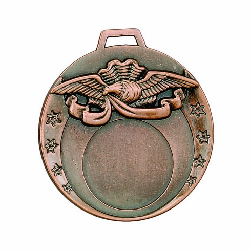 2 INCH DIE CAST MEDAL FRAME HOLDS 1 INCH INSERT - MULTIPLE COLORS