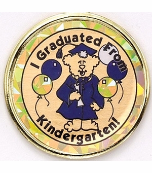 2 Inch in Diameter Round Kindergarten Insert with Mylar Detailing