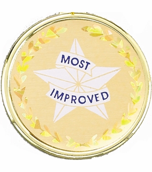 2 Inch in Diameter Round Most Improved Insert with Mylar Detailing