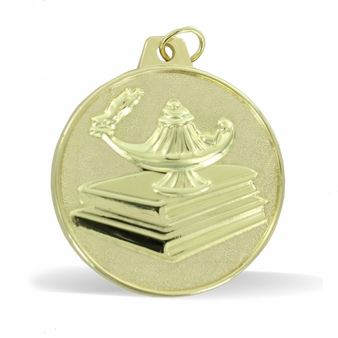 2 Inch Die-Struck Academic Medal in Gold