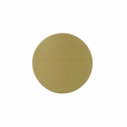 2 INCH SATIN BRASS DISC