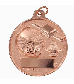 2 Inch Die-Struck Scholastic Achievement Medal in Bronze