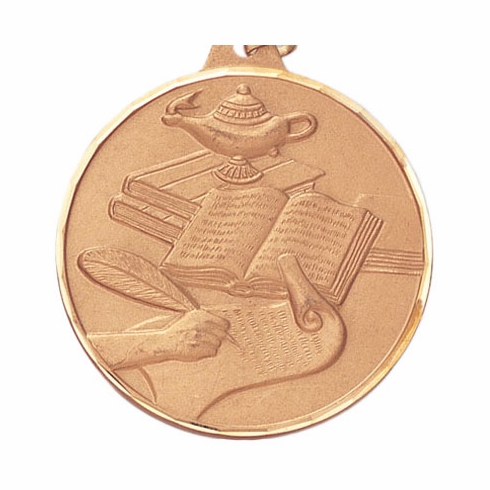 2 INCH SCHOLASTIC MEDAL, MULTIPLE COLORS