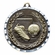 2 Inch Soccer Themed Brass Medal in Gold, Silver, or Bronze with Customizable Back