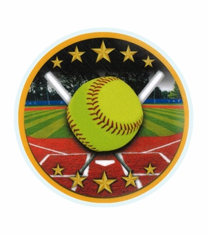2 INCH SOFTBALL GENERAL MYLAR INSERT