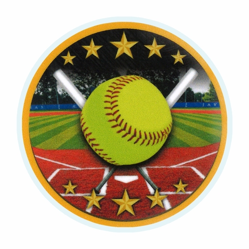 2 INCH SOFTBALL GENERAL MYLAR INSERT