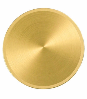 2 Inch in Diameter Spun Gold Disc