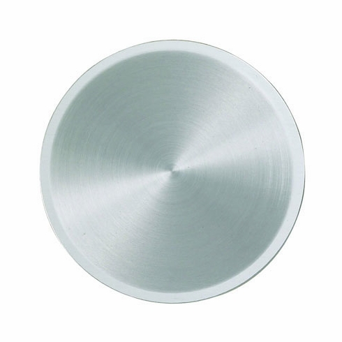 2 INCH SPUN SILVER DISC