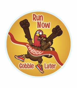 2 Inch in Diameter Round Turkey Trot Insert with Mylar Detailing