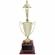20-1/2 INCH METAL LOVING CUP TROPHY BRIGHT GOLD OSCAR FIGURE
