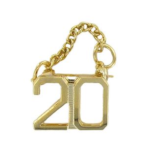 20 YEAR GUARD PIN WITH CHAIN