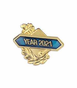 2021 YEAR LAPEL PIN