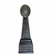 22-1/2 INCH ANTIQUE SILVER PERPETUAL FANTASY FOOTBALL TROPHY WITH 24 NAME PLATES