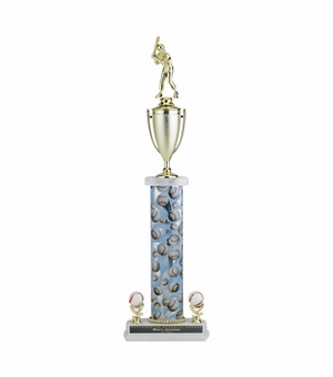 22, 23, 24 INCH SPORT COLUMN WITH TROPHY CUP AND TWO SPORT TRIMS