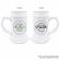 22 Ounce White Ceramic Beer Mug-Personalized Logo or Text Sublimation Available