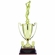 25-3/4 INCH FEMALE BASKETBALL PLAYER WITH 13 INCH GOLD CUP, FIGURE, AND TRIMS