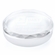3-1/2 x 1/2 INCH OPTICAL CRYSTAL ROUND FACETED PAPERWEIGHT