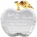 3-1/2 x 3-1/2 INCH OPTICAL APPLE GOLD LEAF AWARD
